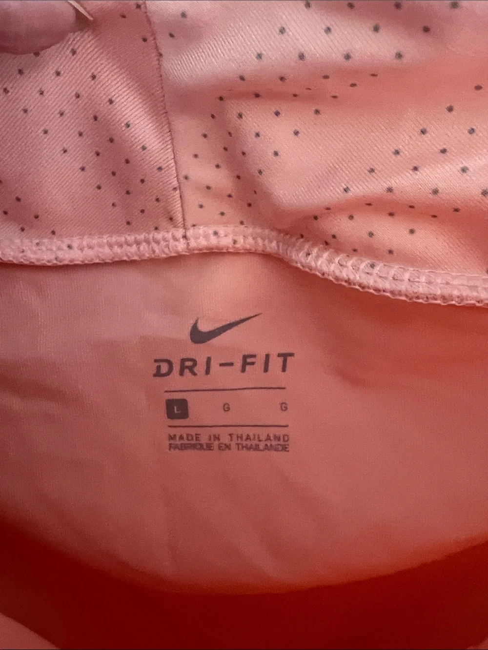 Nike Dri-Fit Light Peach Athletic Skort with side pockets